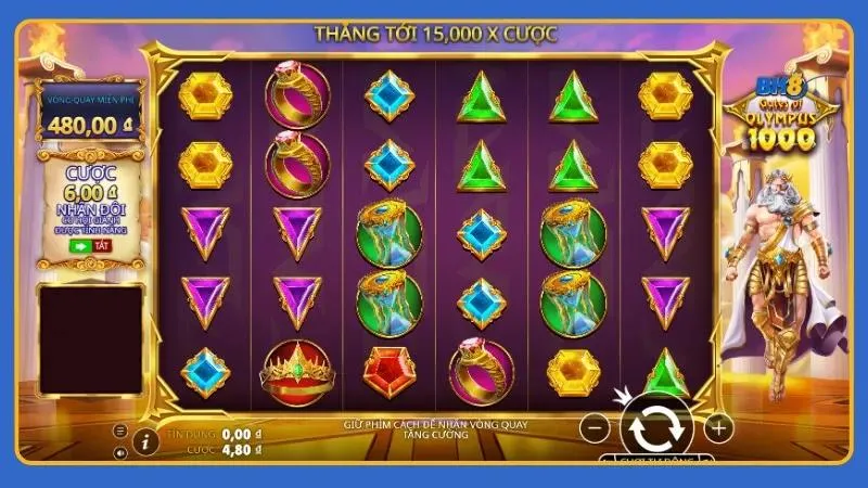 Các trò chơi được chia theo chủ đề và cơ chế quay thưởng riêng